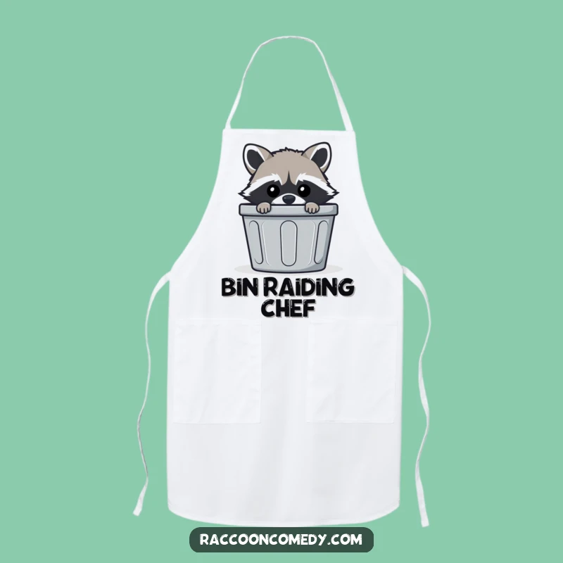 Funny Mischievous Raccoon Apron, Protect Your Clothes with Hilarious Bandit Style