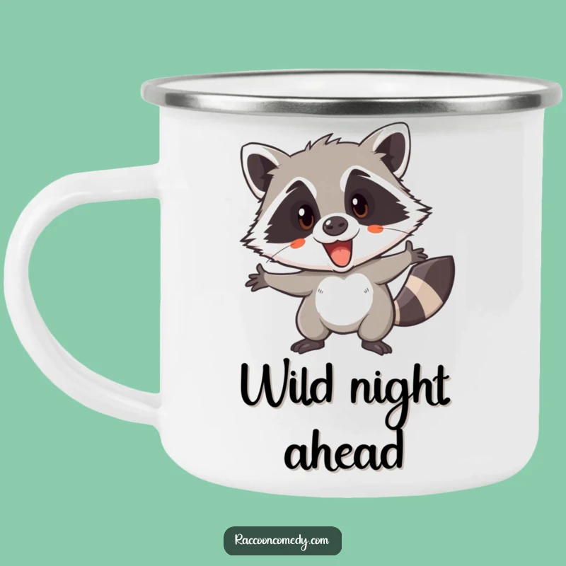 Funny Raccoon Explorer Mug: Your Companion for Sneaky Expeditions!