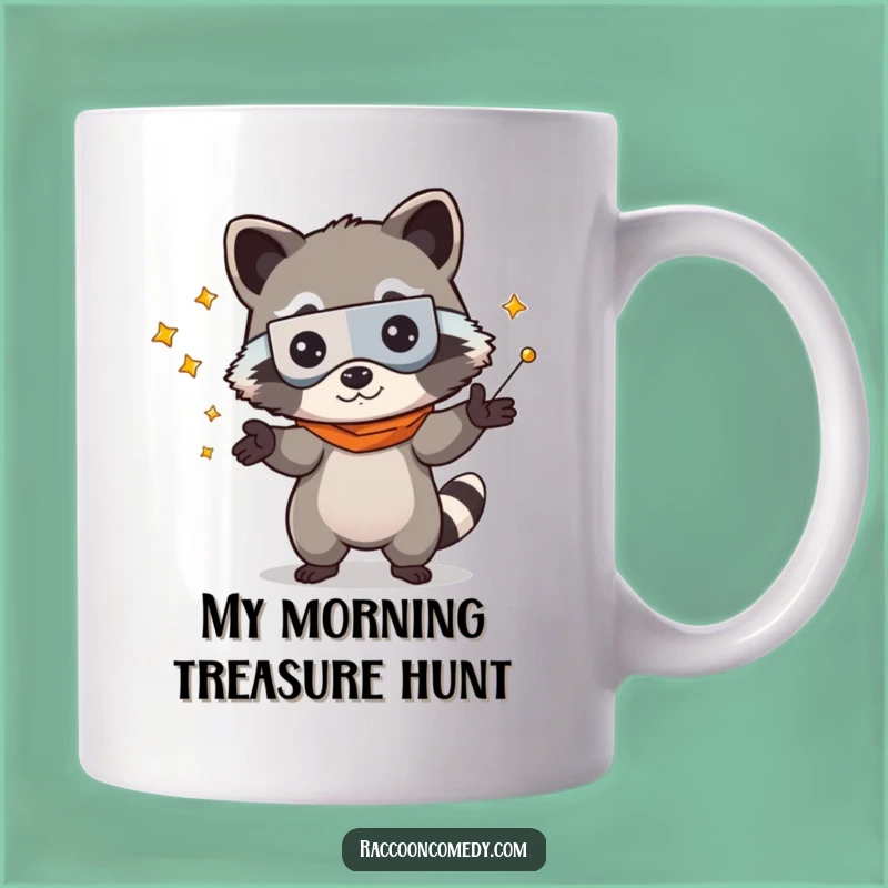 Funny Kawaii Raccoon Bandit Mug: A Hilarious Gift for Collectors of Cute & Quirky Drinkware