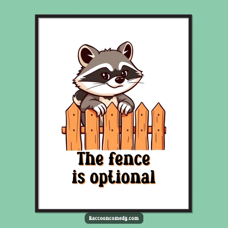 Funny Raccoon Digital Art: Sly Grinning Scaler Design, Instant Humorous Decor Funny Gift