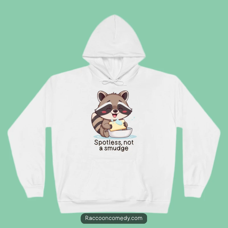 Cozy Funny Raccoon Hoodie: Stay Warm and Laugh with This Hilarious Design!