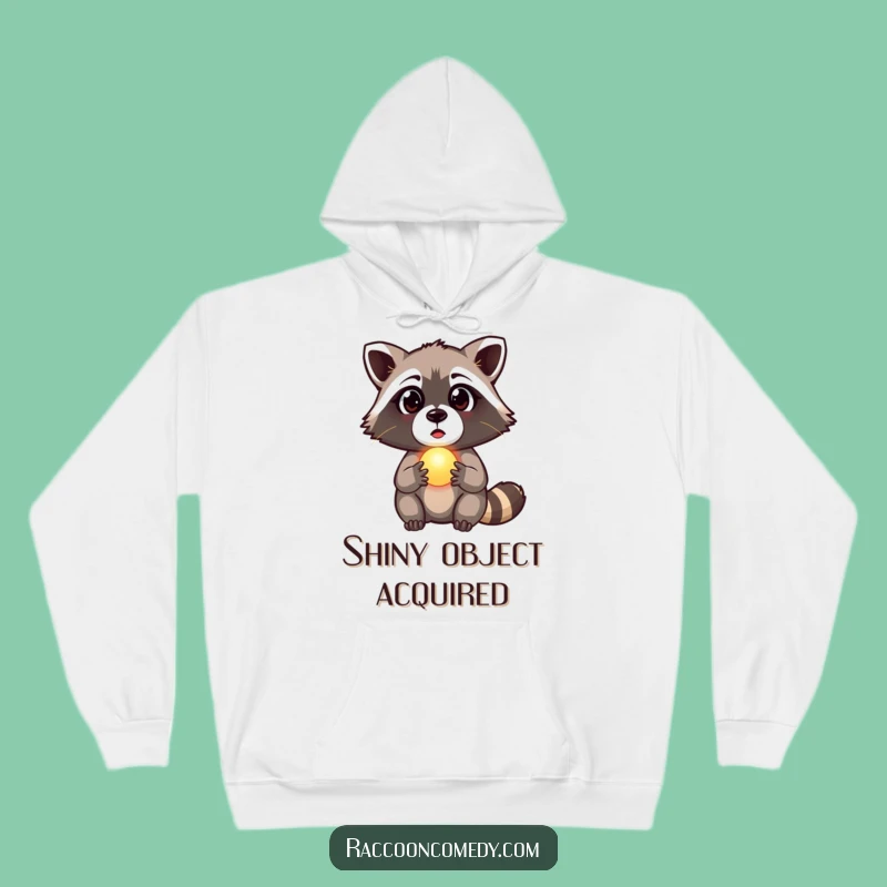 Cozy Funny Raccoon Orb Hoodie - Warm Mystery Gift Apparel!