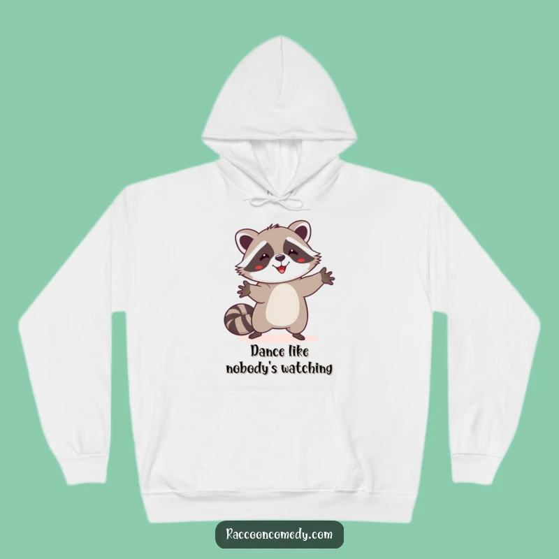 Funny Happy Raccoon Dance Hoodie, Cozy Up with This Hilarious Party Gift