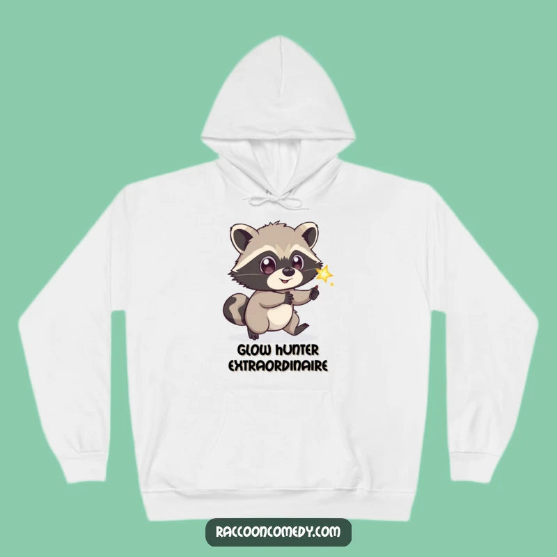 Funny Playful Raccoon Hoodie, Cozy Up with This Enchanting Magical Gift