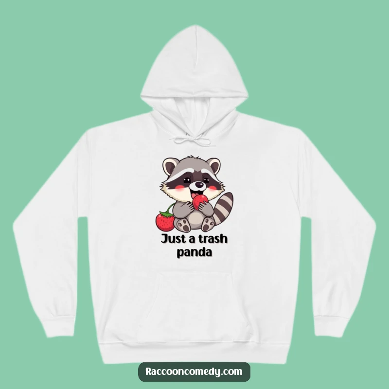 Cozy Funny Raccoon Berry Hoodie: Warm Up with Hilarious Style and Comfort!
