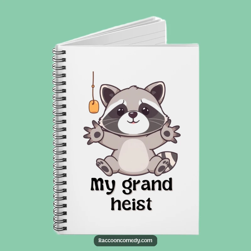 Funny Raccoon Notebook: Trash Panda Journal for Hilarious Thoughts and Ideas
