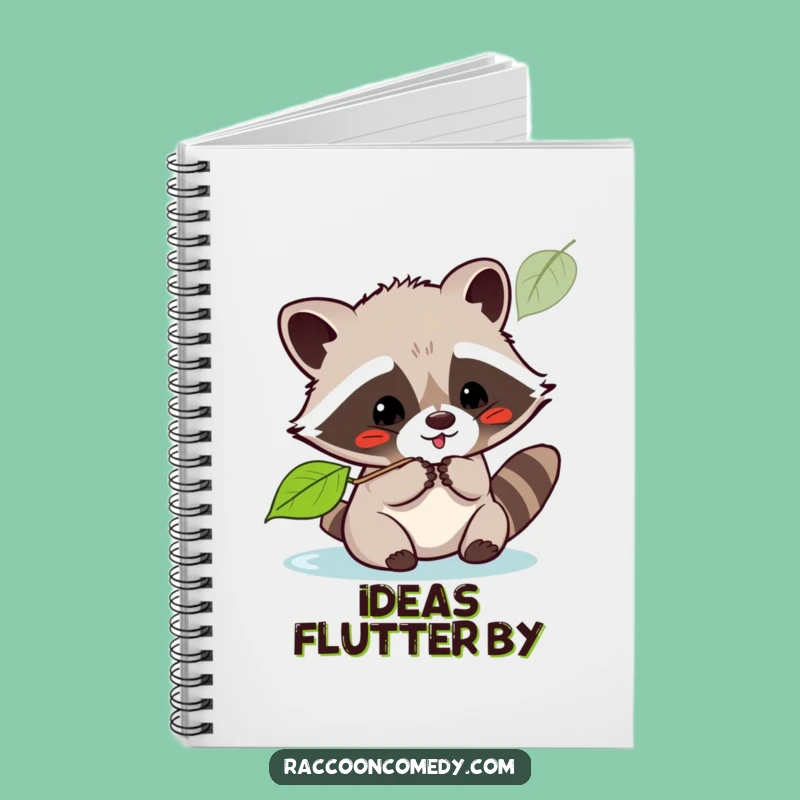 Funny Kawaii Raccoon Notebook: Jot Down Playful Thoughts