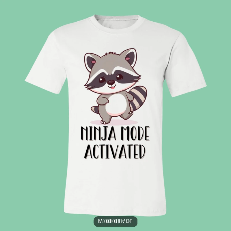 Funny Kawaii Stealth Raccoon T-Shirt - Cute & Comfy, Perfect Funny Gift
