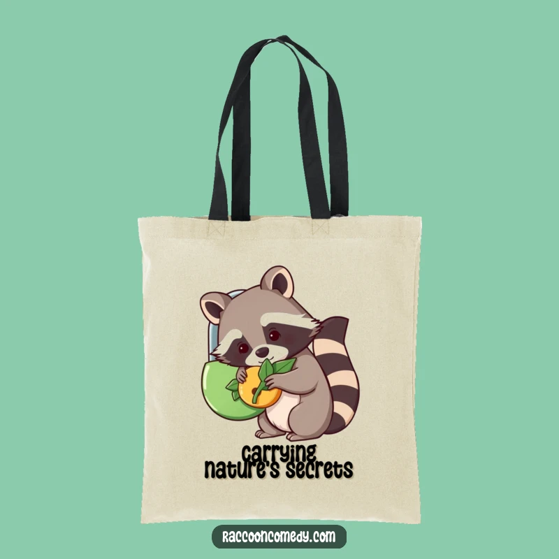 Funny Kawaii Raccoon Tote Bag - Carry Your Essentials with Whimsy!